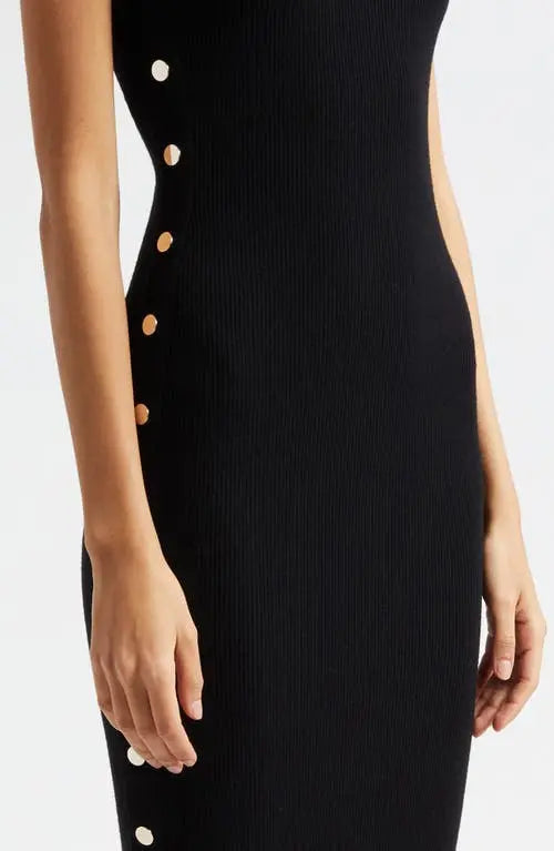 Lalita Side Snap Midi Dress