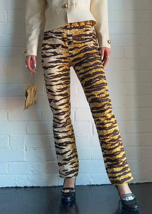 Tiger Print Pants - Allison's Archive