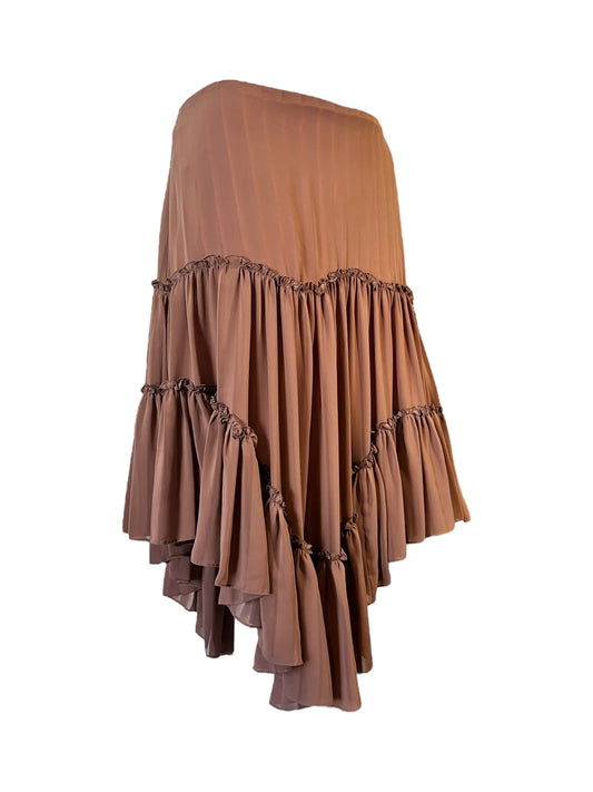 Blush Tiered Skirt - Allison's Archive