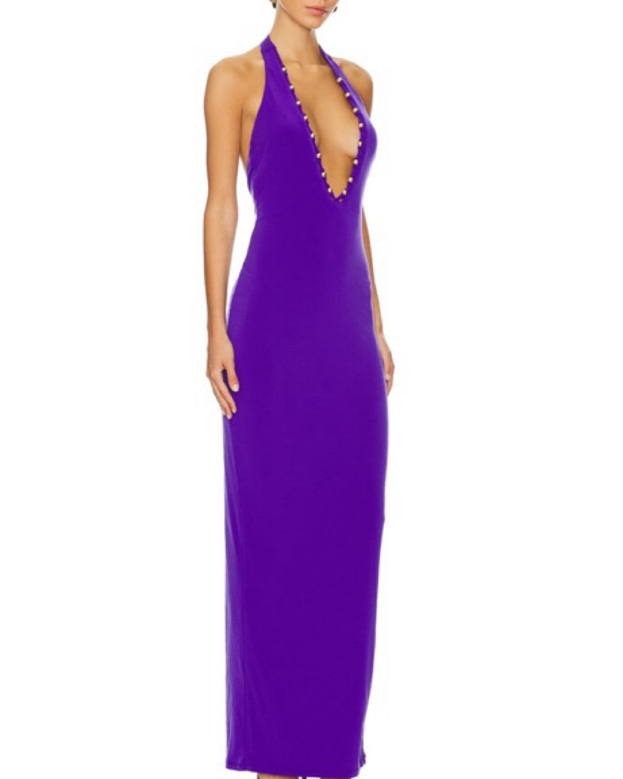 Empire Halter Gown