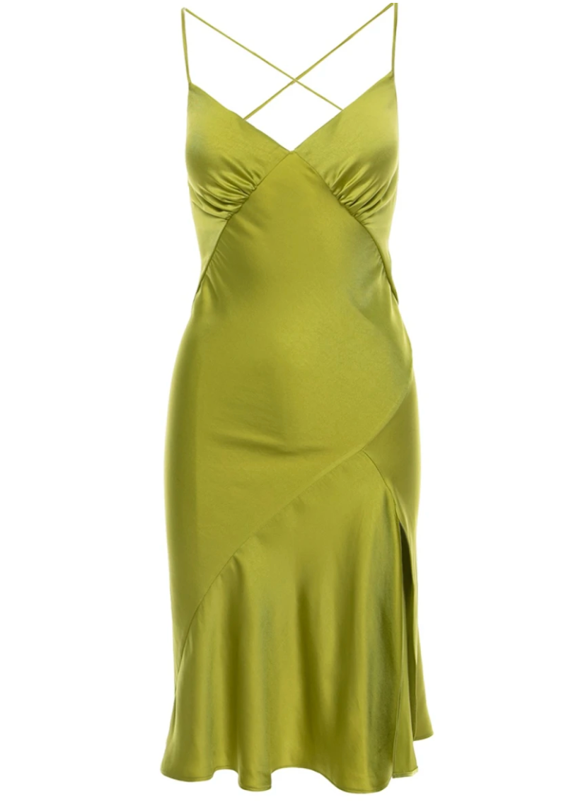Satin Midi Dress