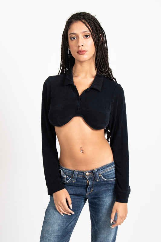 Underwire Polo Top