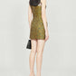 Halter Brocade Dress